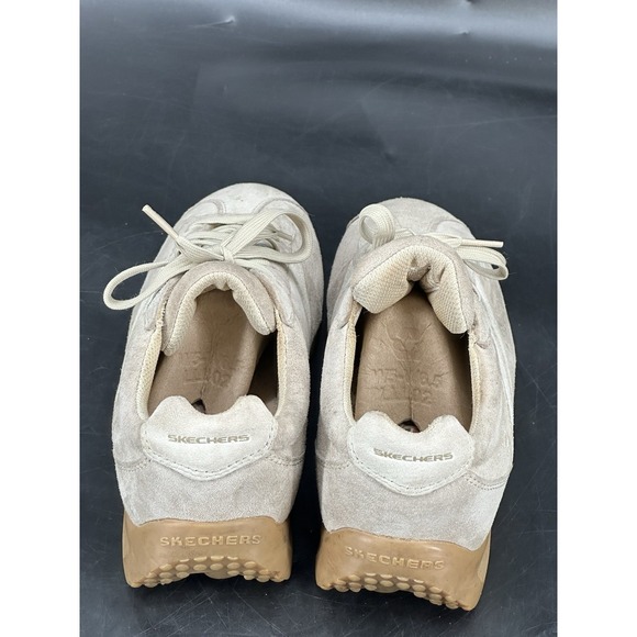 Skechers 2980 Scooters Ladies Retro Suede Tan Sand Sz 8 Sneakers Casual - Picture 4 of 13